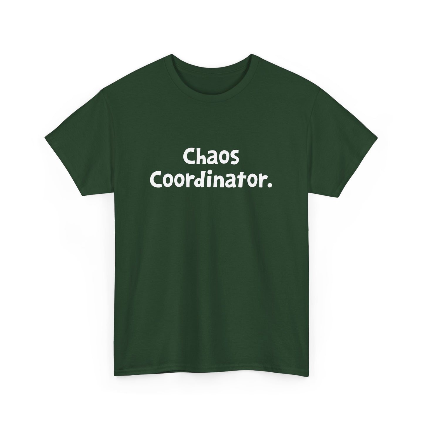Chaos Coordinator Funny Sarcastic Mom Dad Preschool Teacher Gift Unisex T-Shirt