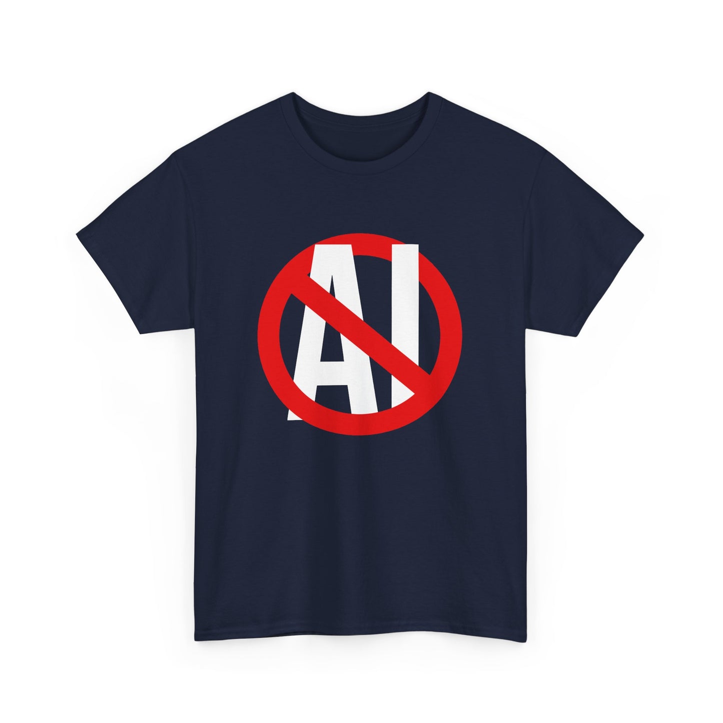 Anti AI Anti Machine Learning Say No to AI Stop AI Designs Gift Unisex T-Shirt