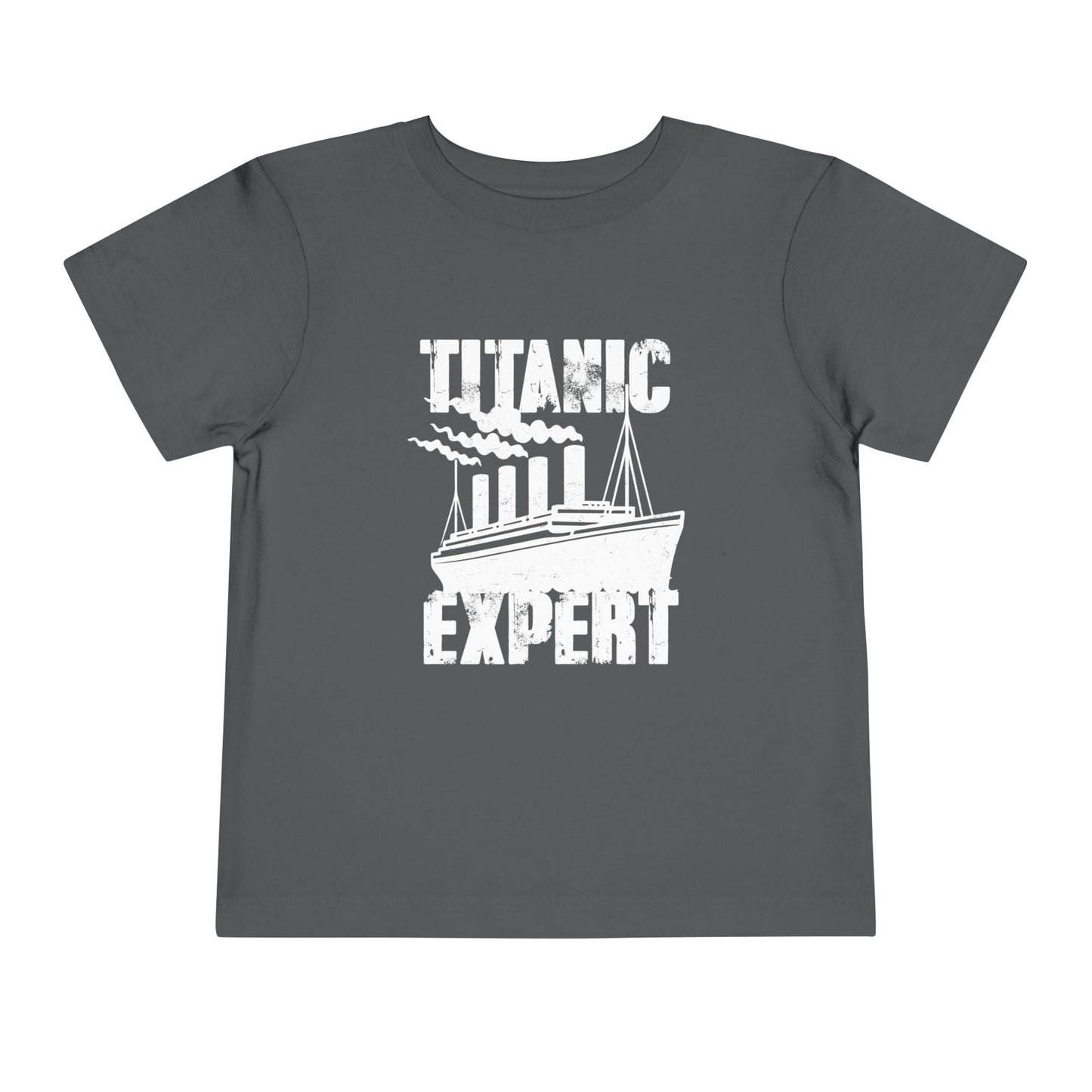 Titanic Expert Toddler Tee, Kids Short Sleeve Shirt, Cute Baby Gift, Nautical Theme Apparel, Fun Ocean Adventure Tee