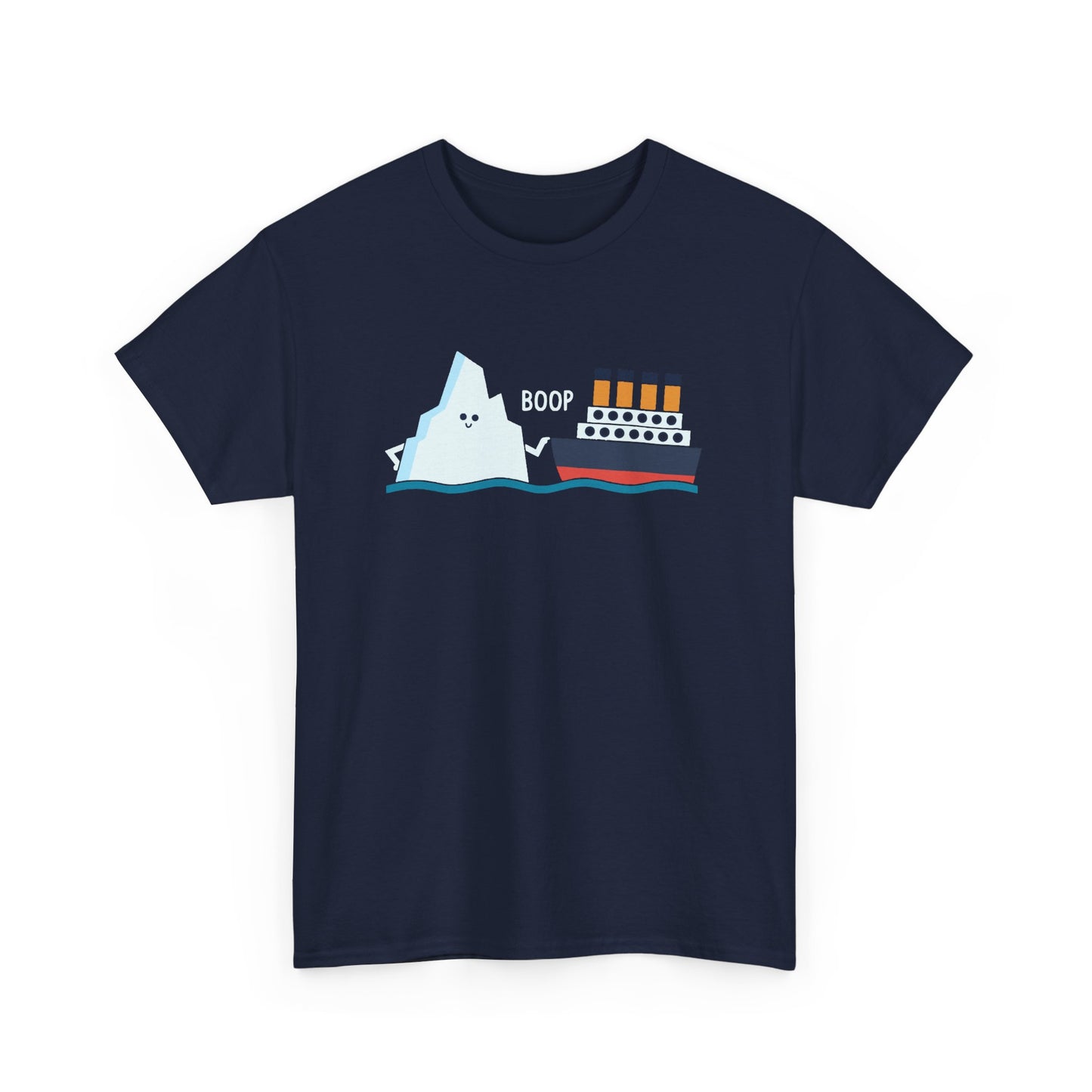 Titanic Funny Titanic and Iceberg Boop Parody for Boys Girls Gift Unisex T-Shirt