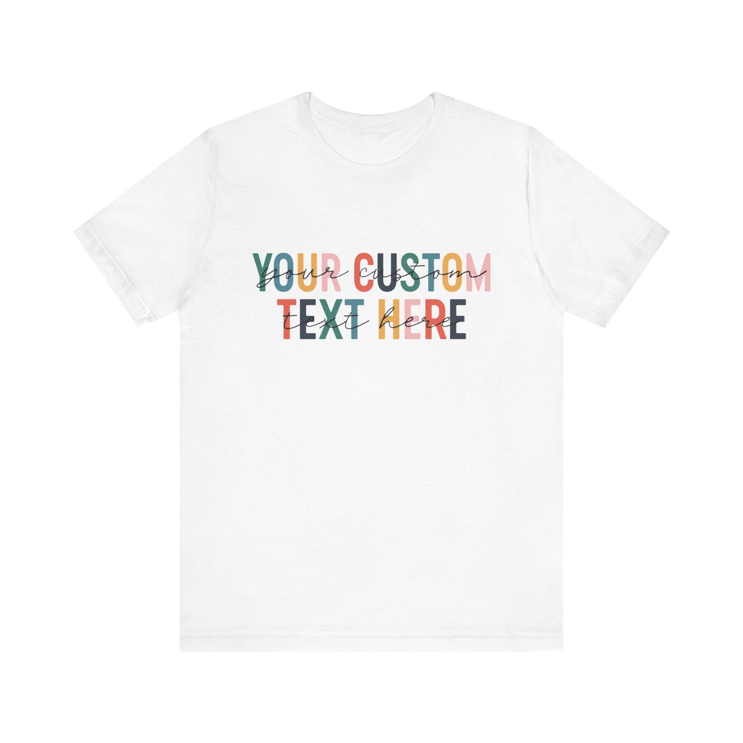 Retro Custom Text Your and Personalized Text Unisex T-Shirt