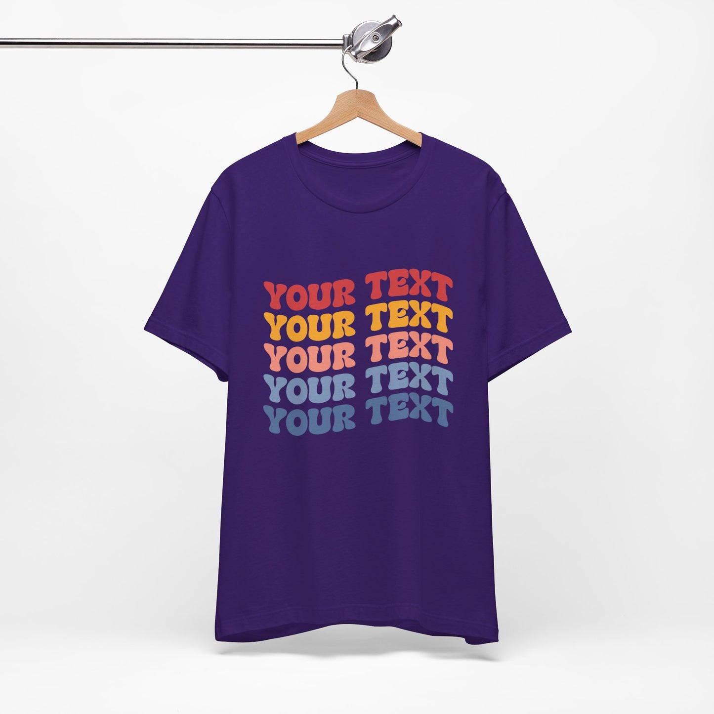 Retro Custom Text Your and Personalized Text Unisex T-Shirt
