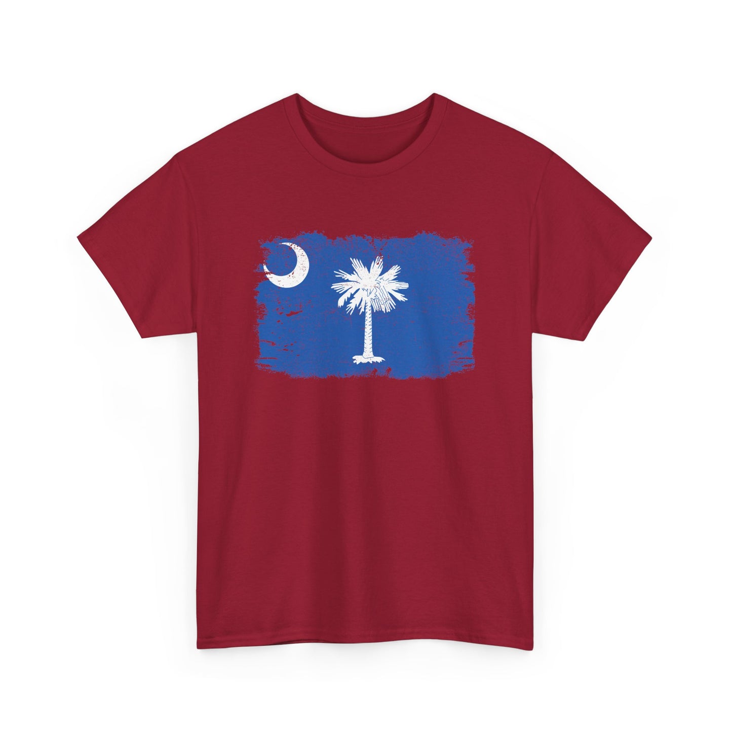 South Carolina Flag Distressed Vintage South Carolinian Gift Unisex T-Shirt