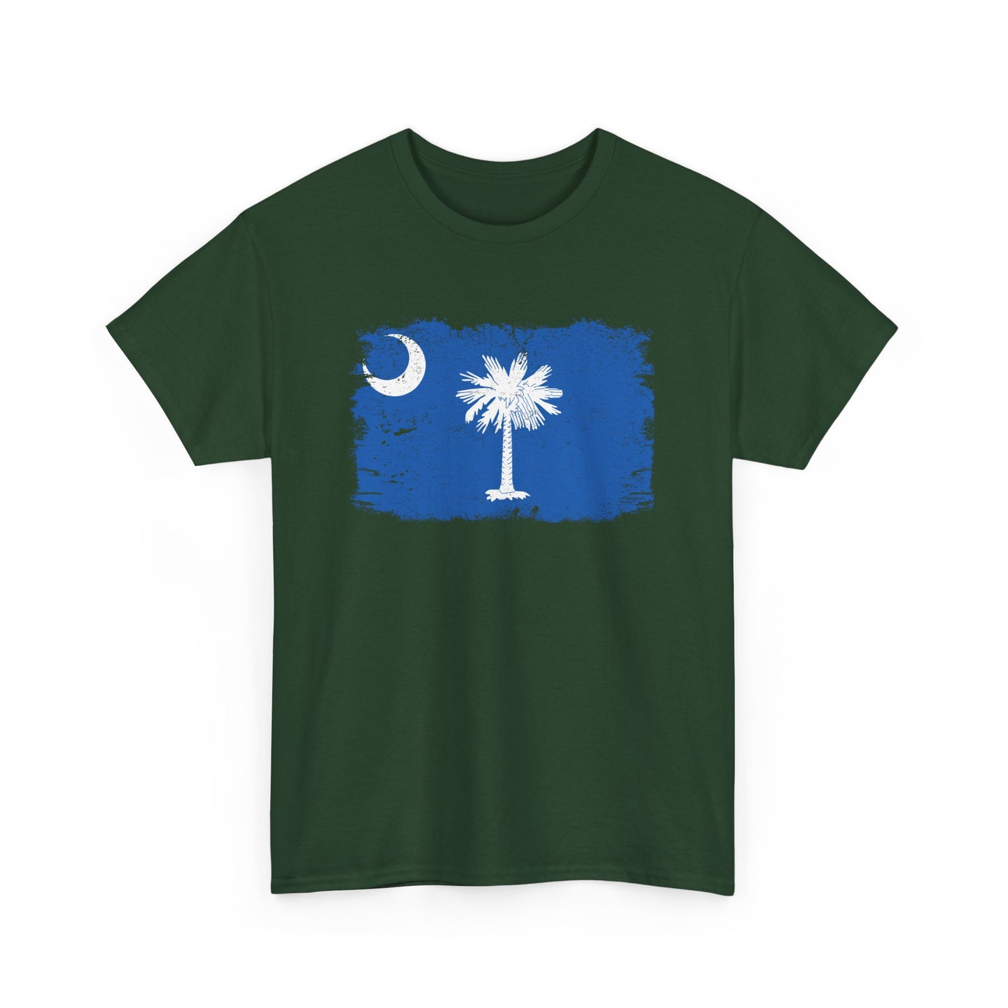 South Carolina Flag Distressed Vintage South Carolinian Gift Unisex T-Shirt