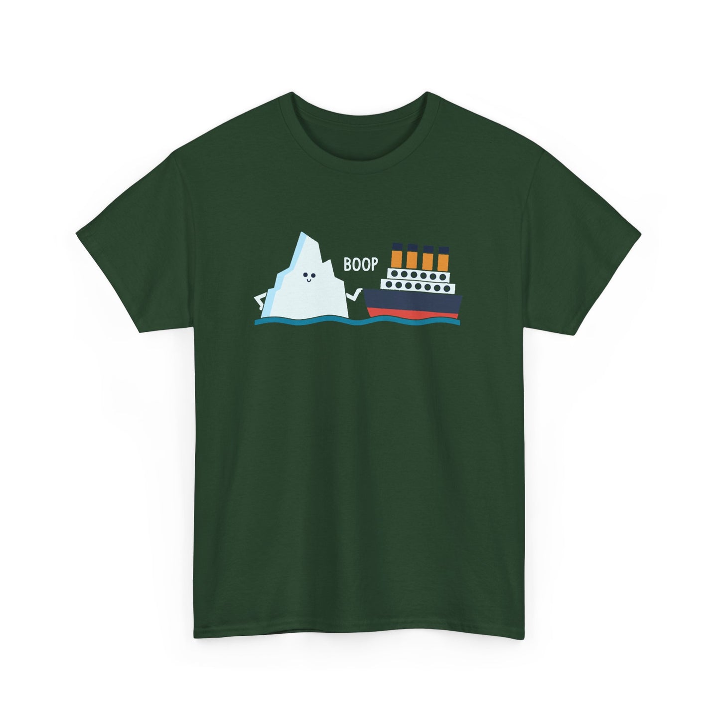 Titanic Funny Titanic and Iceberg Boop Parody for Boys Girls Gift Unisex T-Shirt