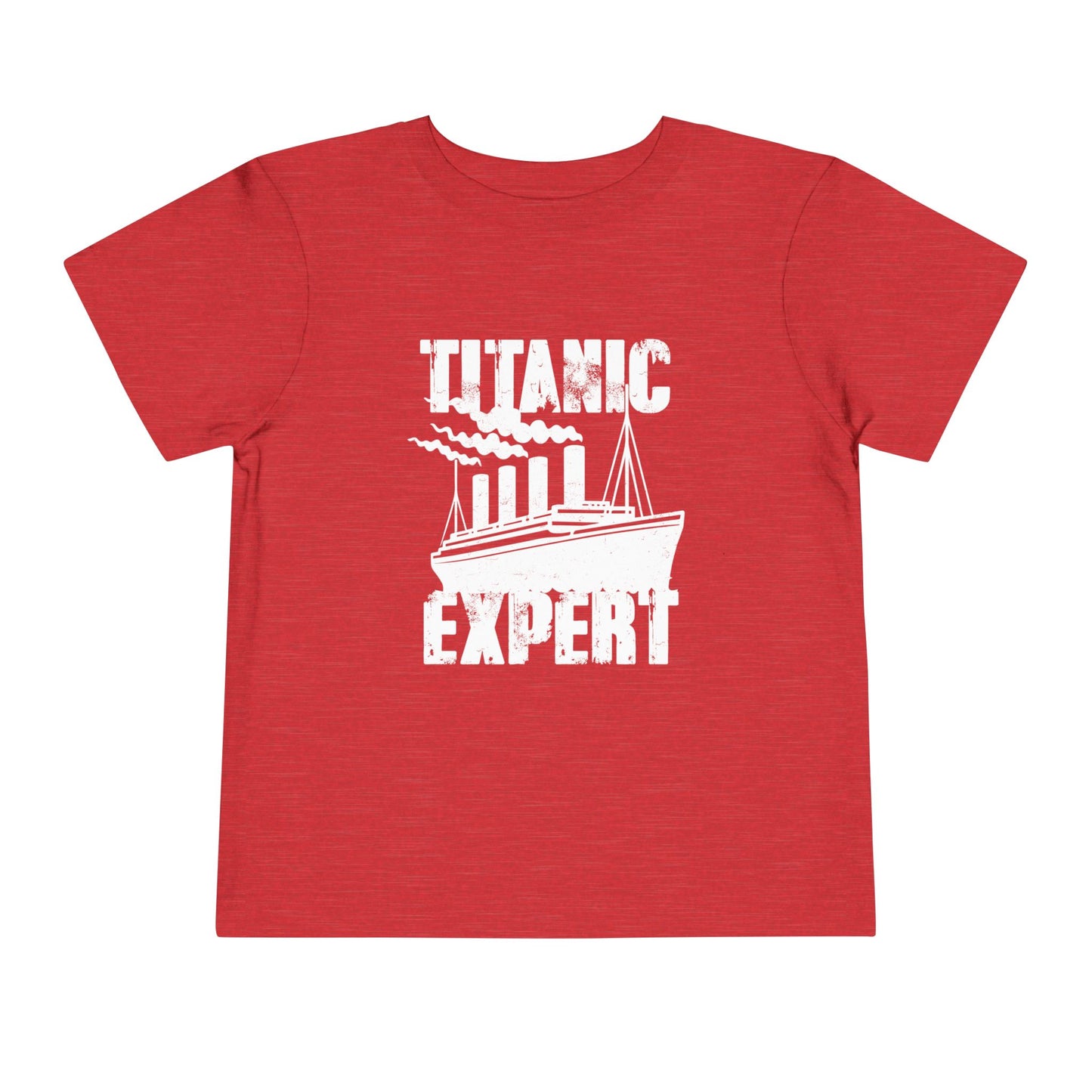 Titanic Expert Toddler Tee, Kids Short Sleeve Shirt, Cute Baby Gift, Nautical Theme Apparel, Fun Ocean Adventure Tee