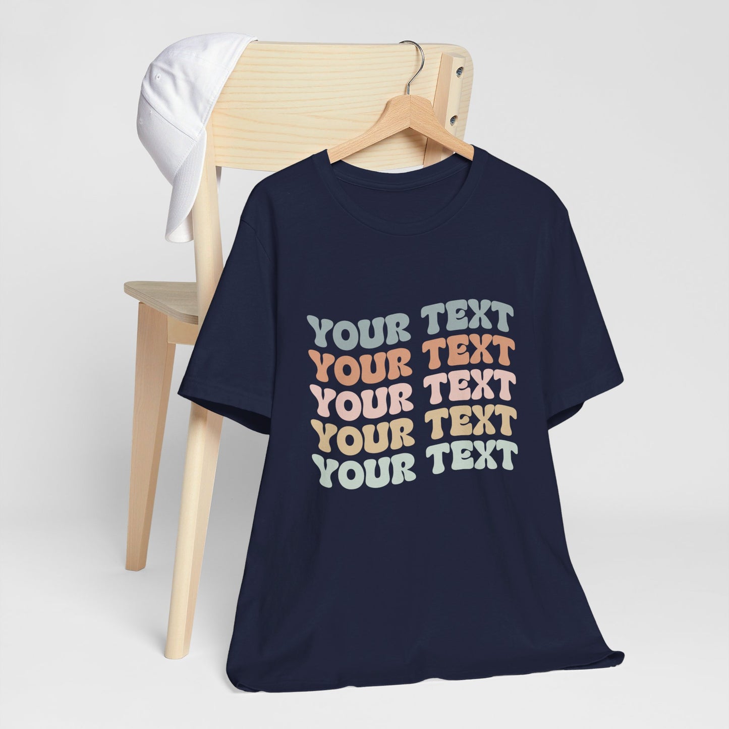 Retro Custom Text Your and Personalized Text Unisex T-Shirt