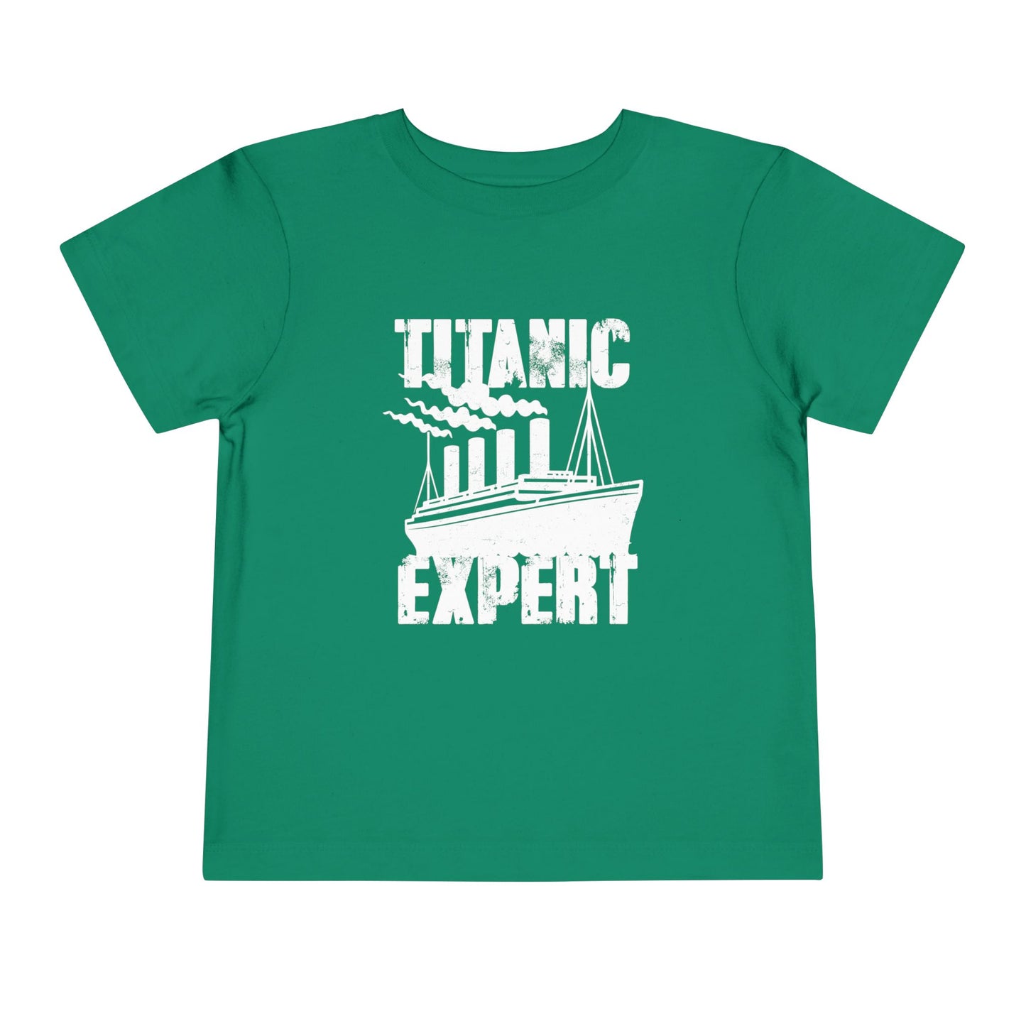 Titanic Expert Toddler Tee, Kids Short Sleeve Shirt, Cute Baby Gift, Nautical Theme Apparel, Fun Ocean Adventure Tee