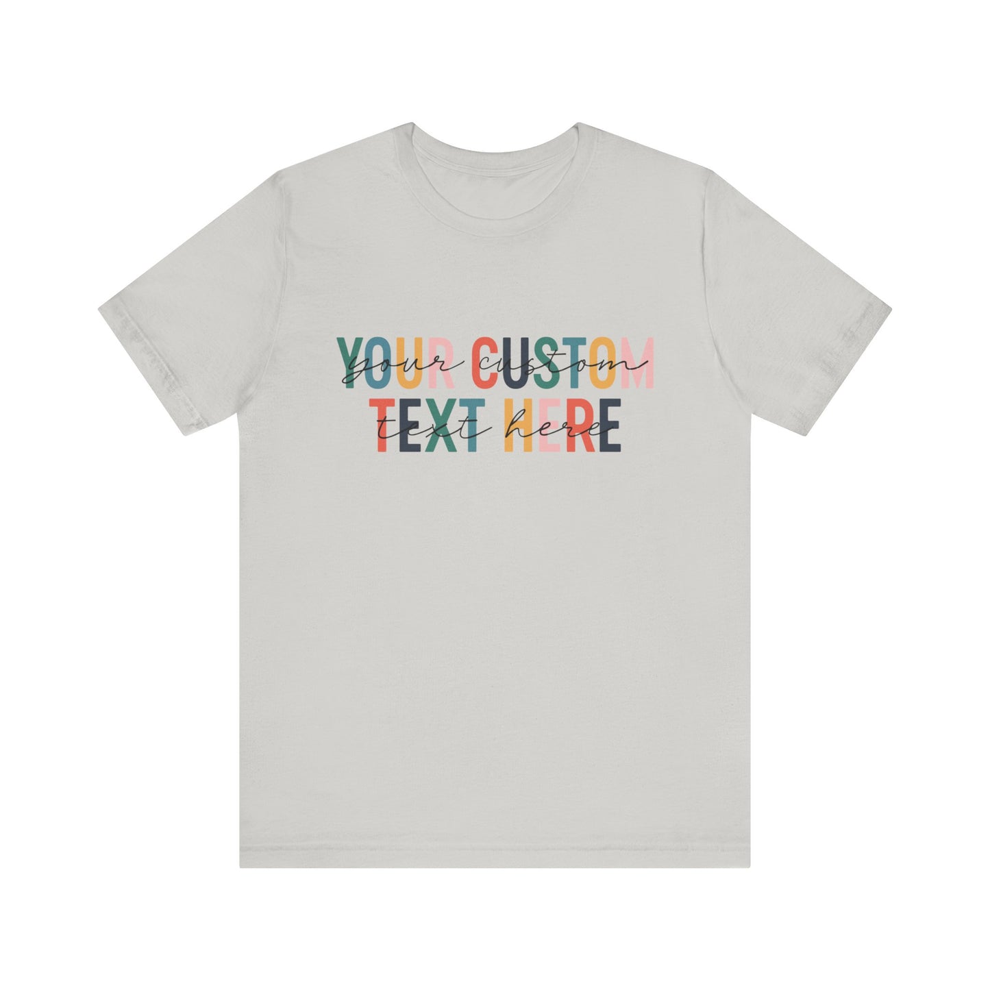 Retro Custom Text Your and Personalized Text Unisex T-Shirt