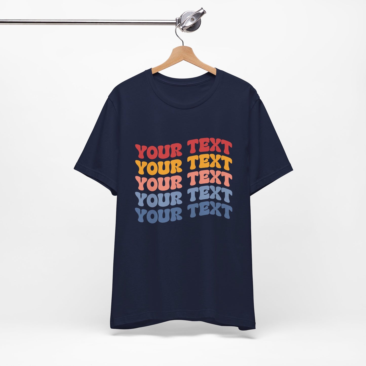 Retro Custom Text Your and Personalized Text Unisex T-Shirt