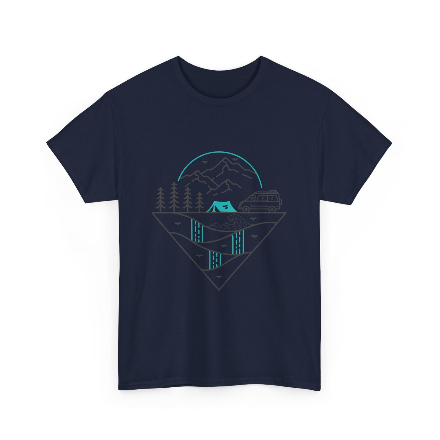 Camping Scouts Mountain Hiking Forest Campers Adventure Gift Unisex T-Shirt