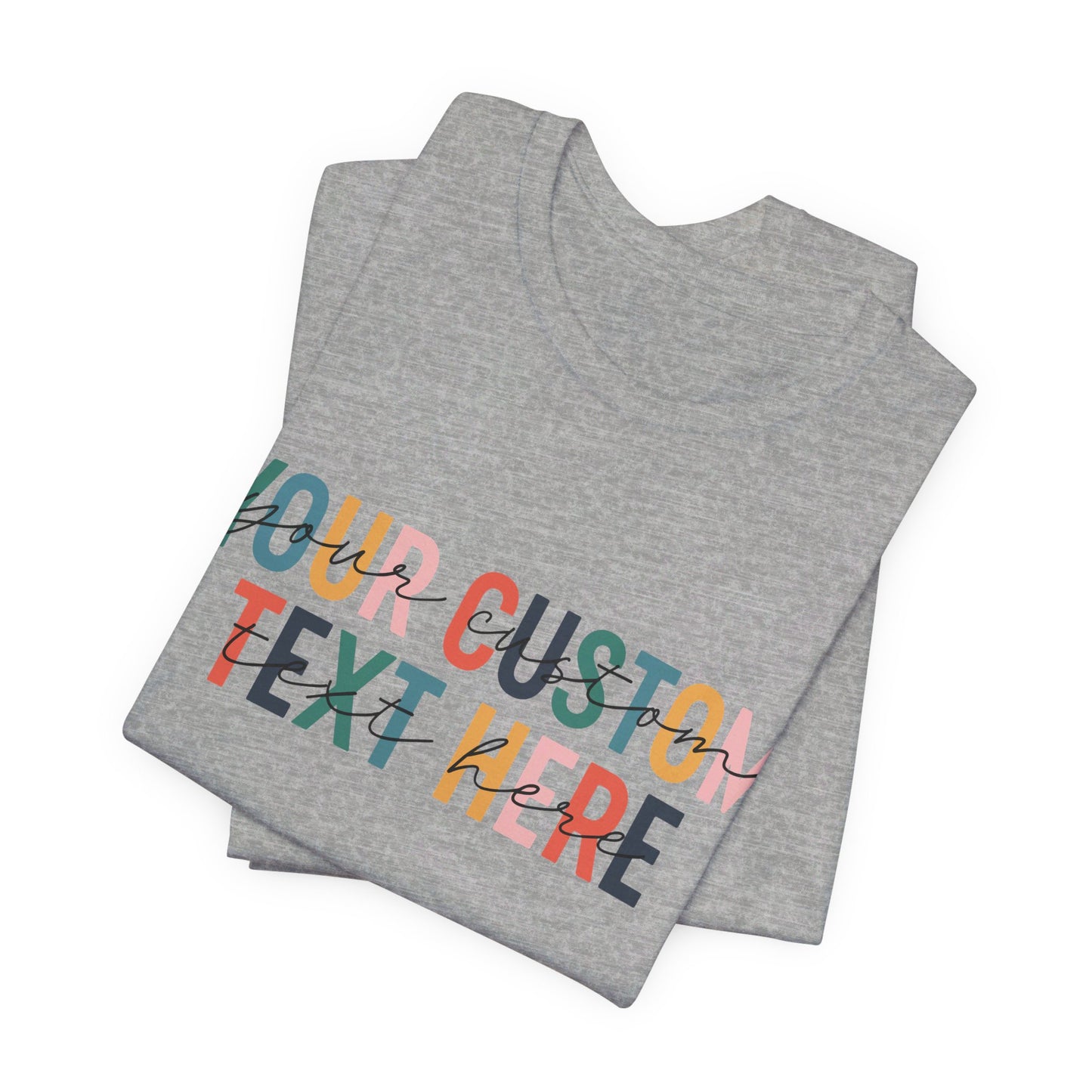 Retro Custom Text Your and Personalized Text Unisex T-Shirt
