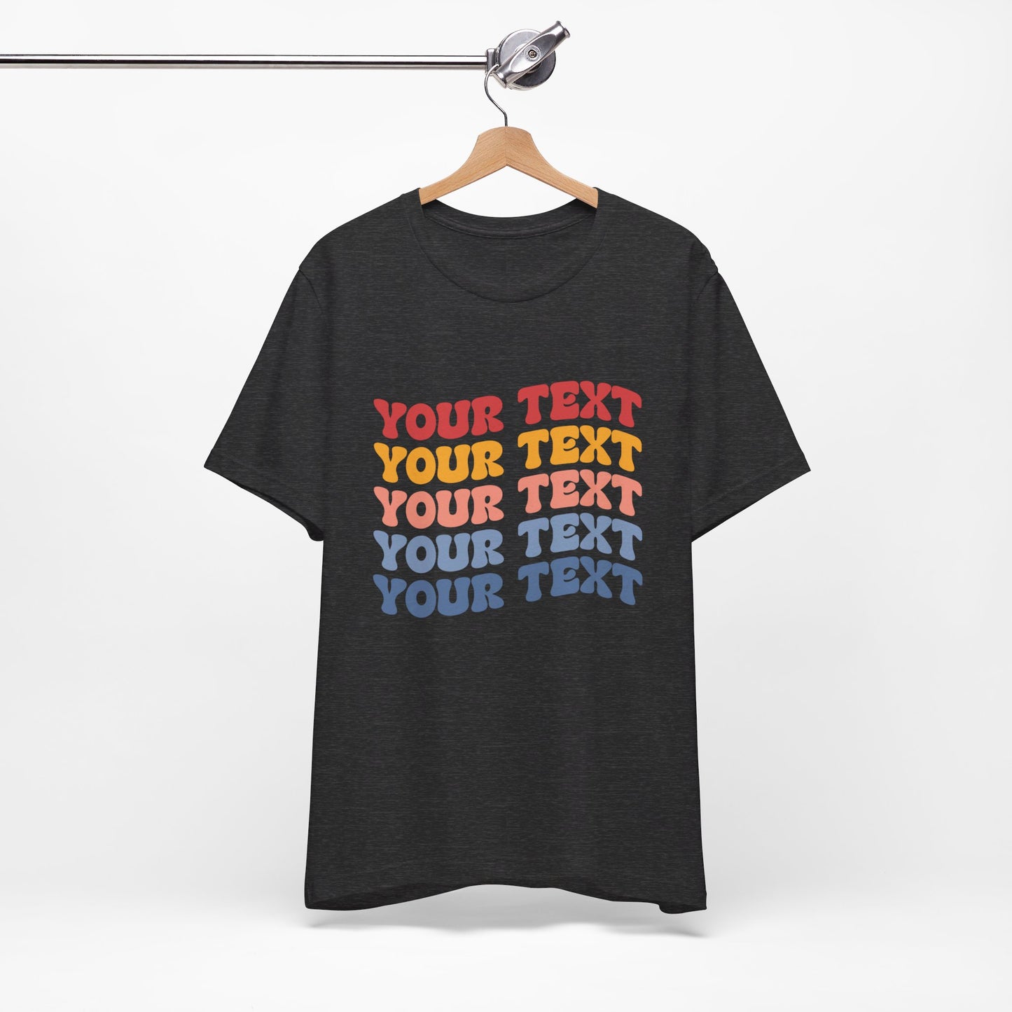 Retro Custom Text Your and Personalized Text Unisex T-Shirt