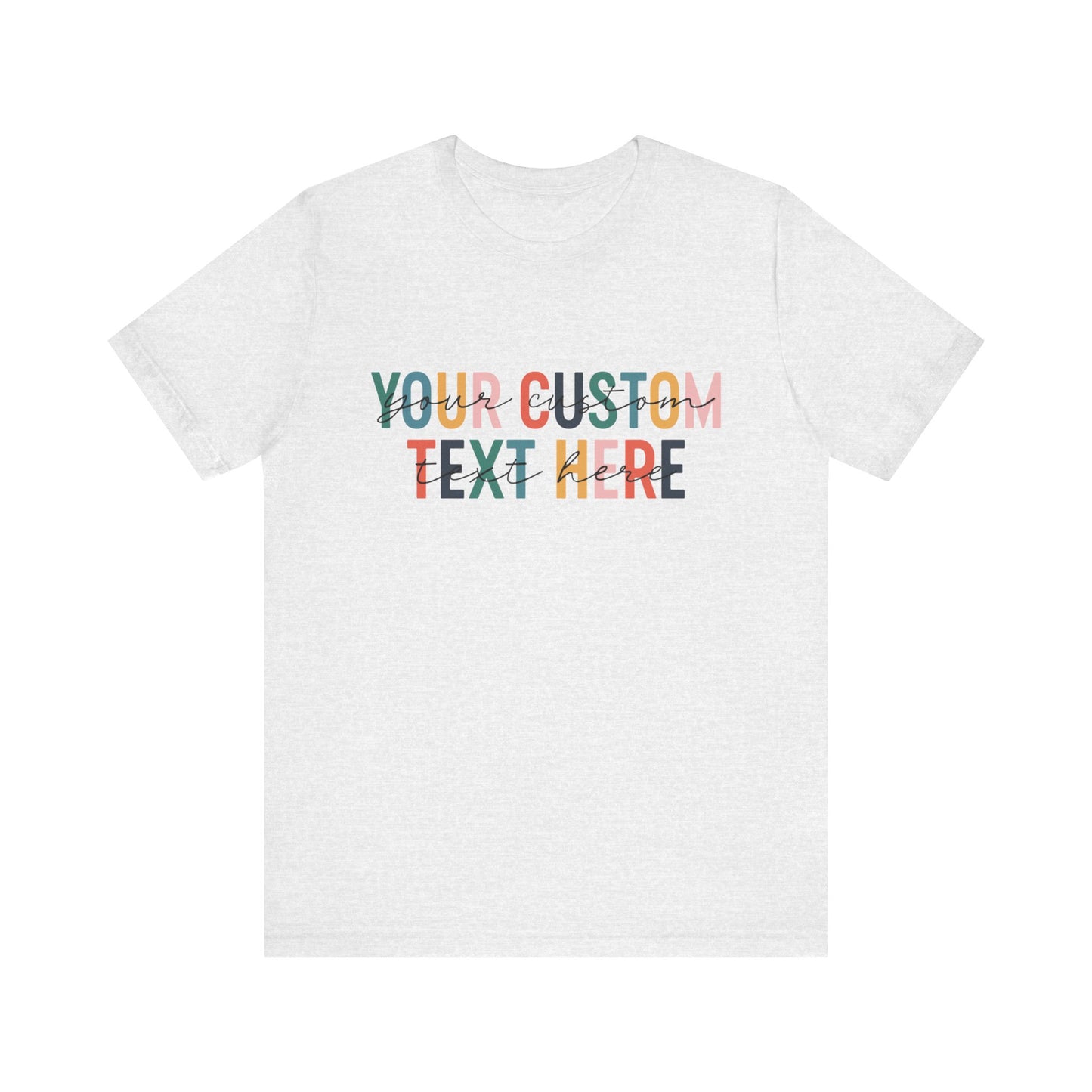 Retro Custom Text Your and Personalized Text Unisex T-Shirt