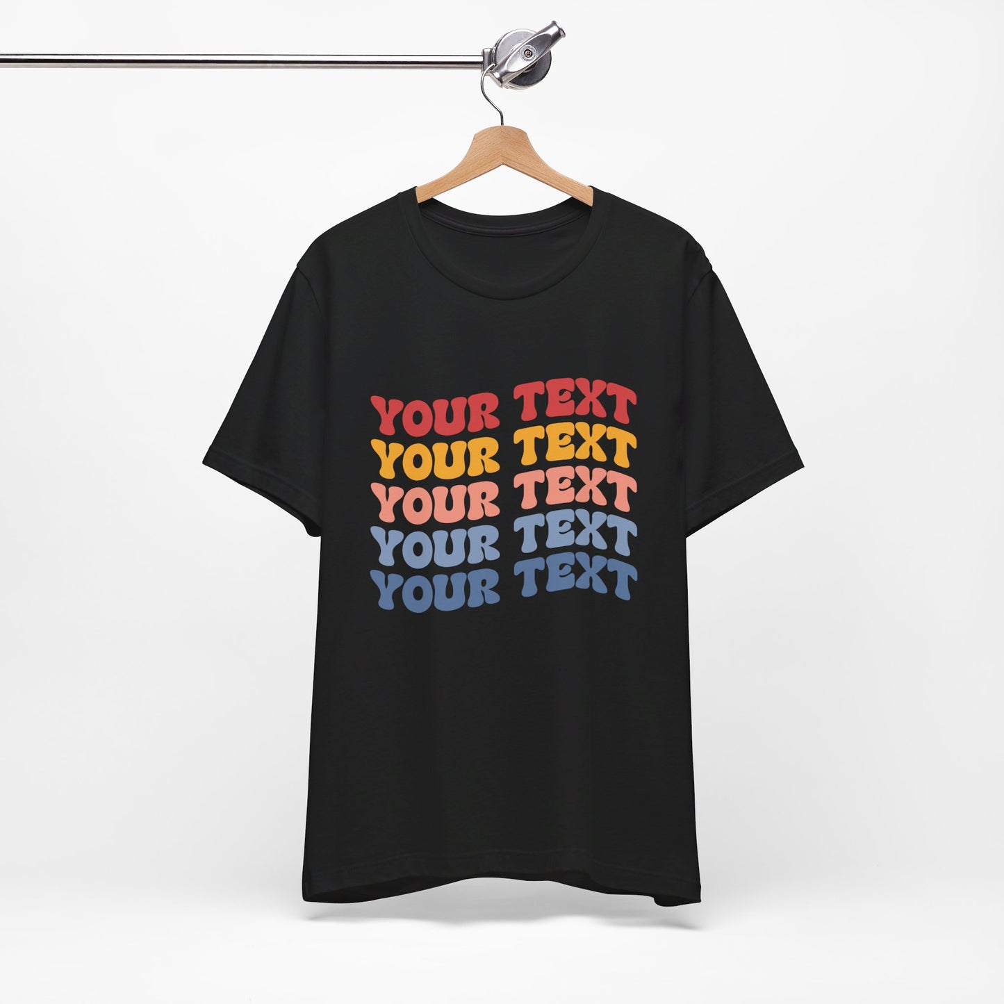 Retro Custom Text Your and Personalized Text Unisex T-Shirt