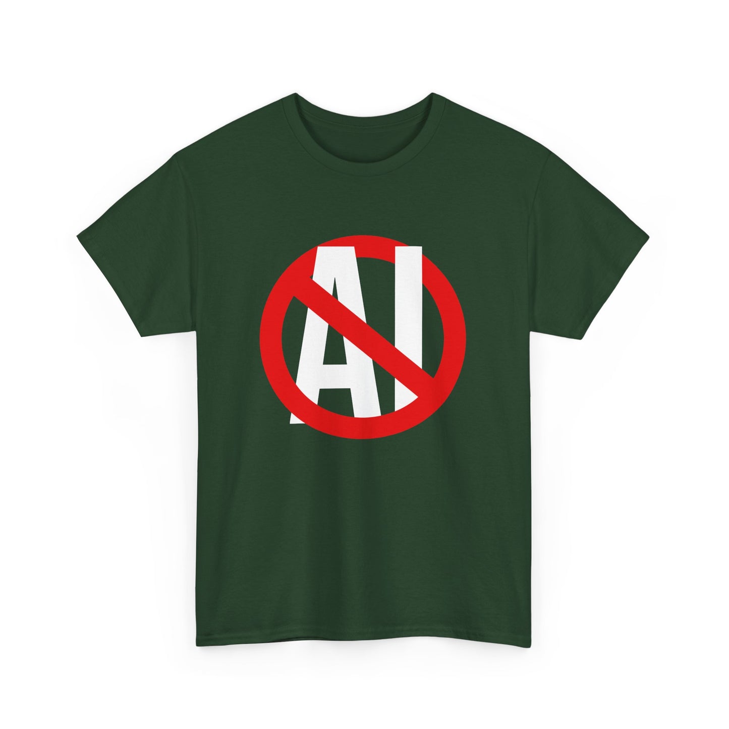 Anti AI Anti Machine Learning Say No to AI Stop AI Designs Gift Unisex T-Shirt