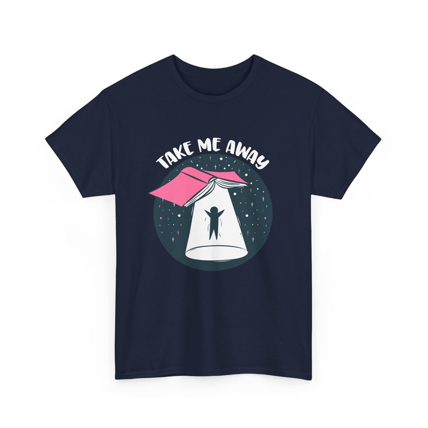Funny Book UFO Take Me Away - Reader Bookaholic Love Books Gift Unisex T-Shirt