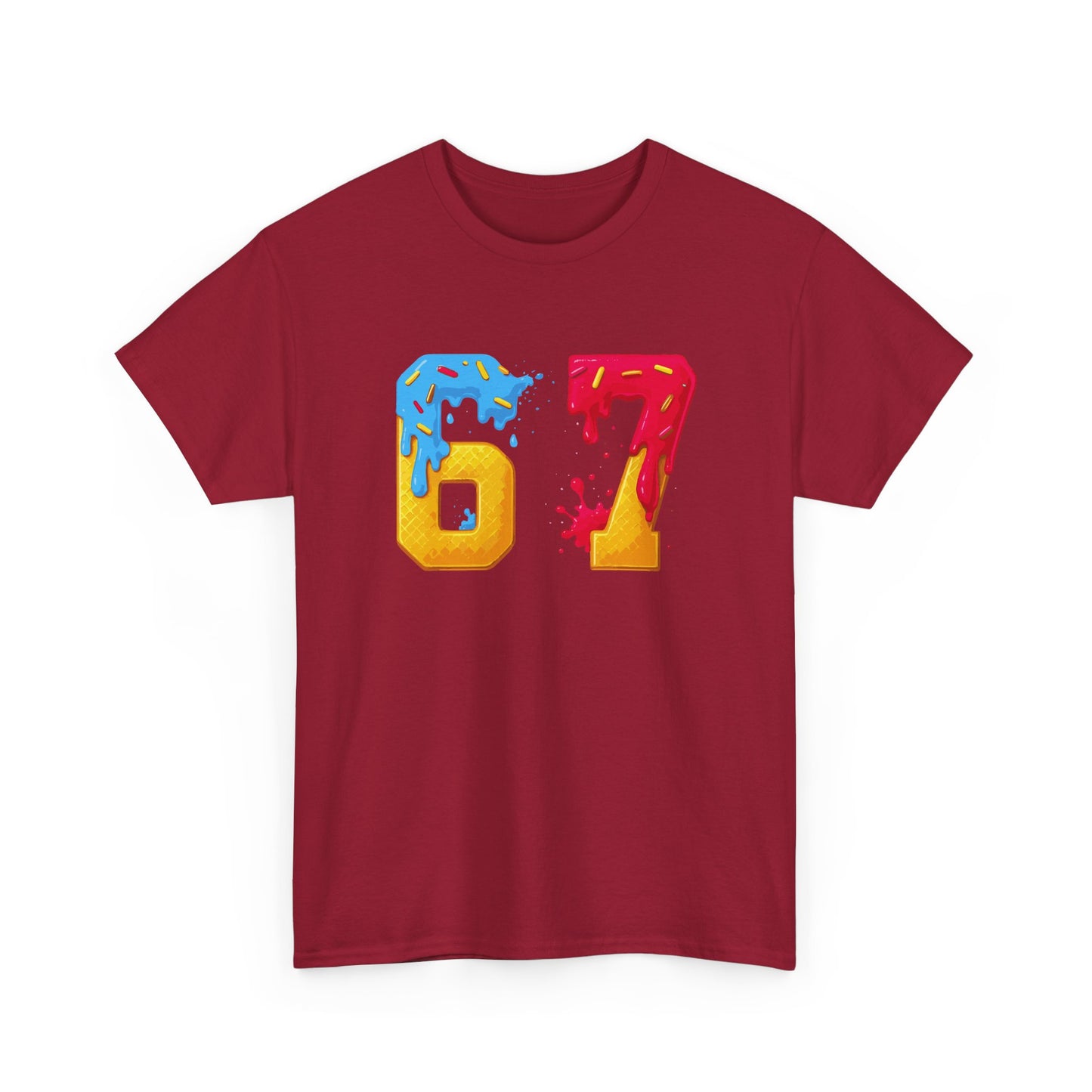 67 - Sixty Seven Number Sweet 67 Meme Donut Six Seven Meme Gift Unisex T-Shirt