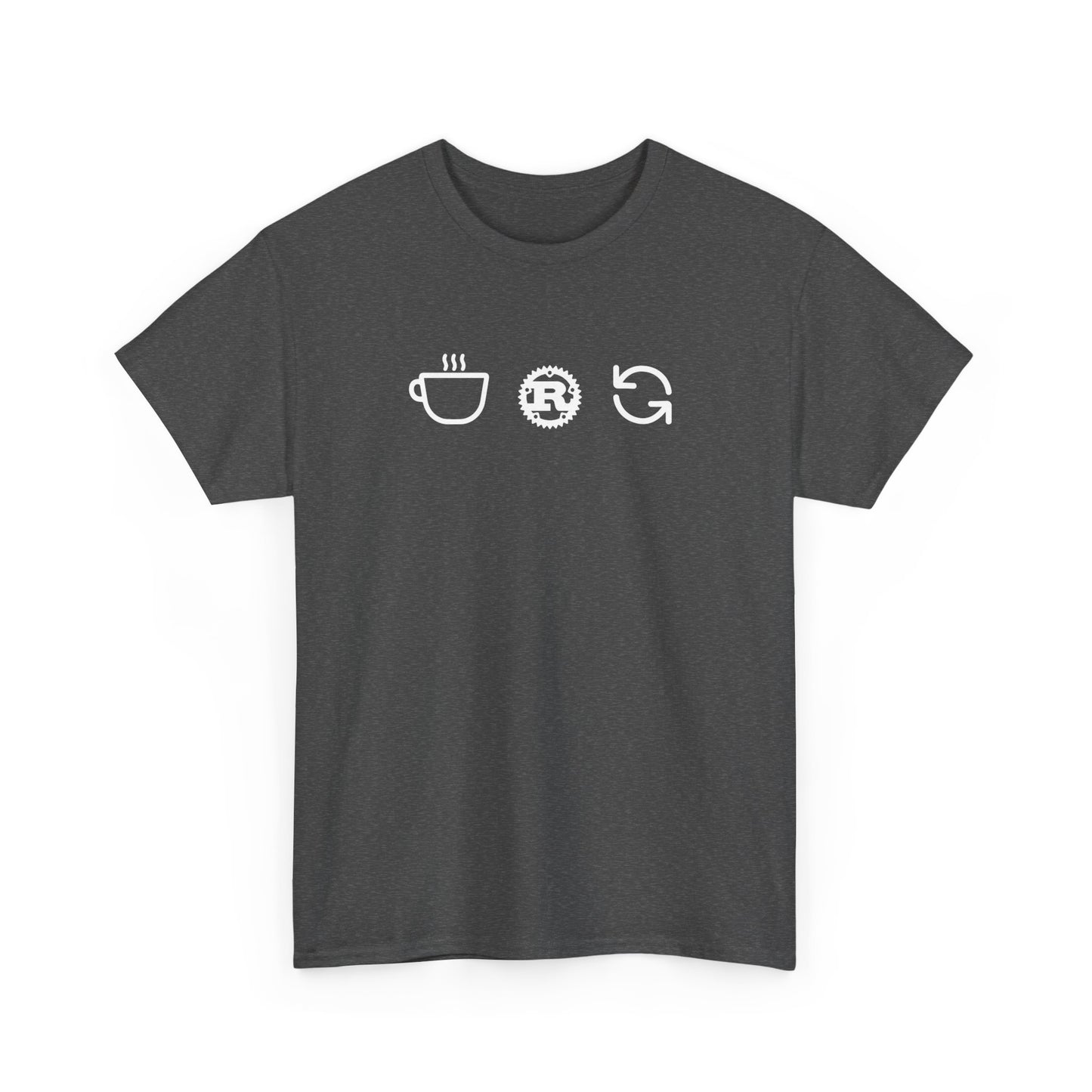 Rust Programming Logo Distressed Vintage Letter R Gift Unisex T-Shirt