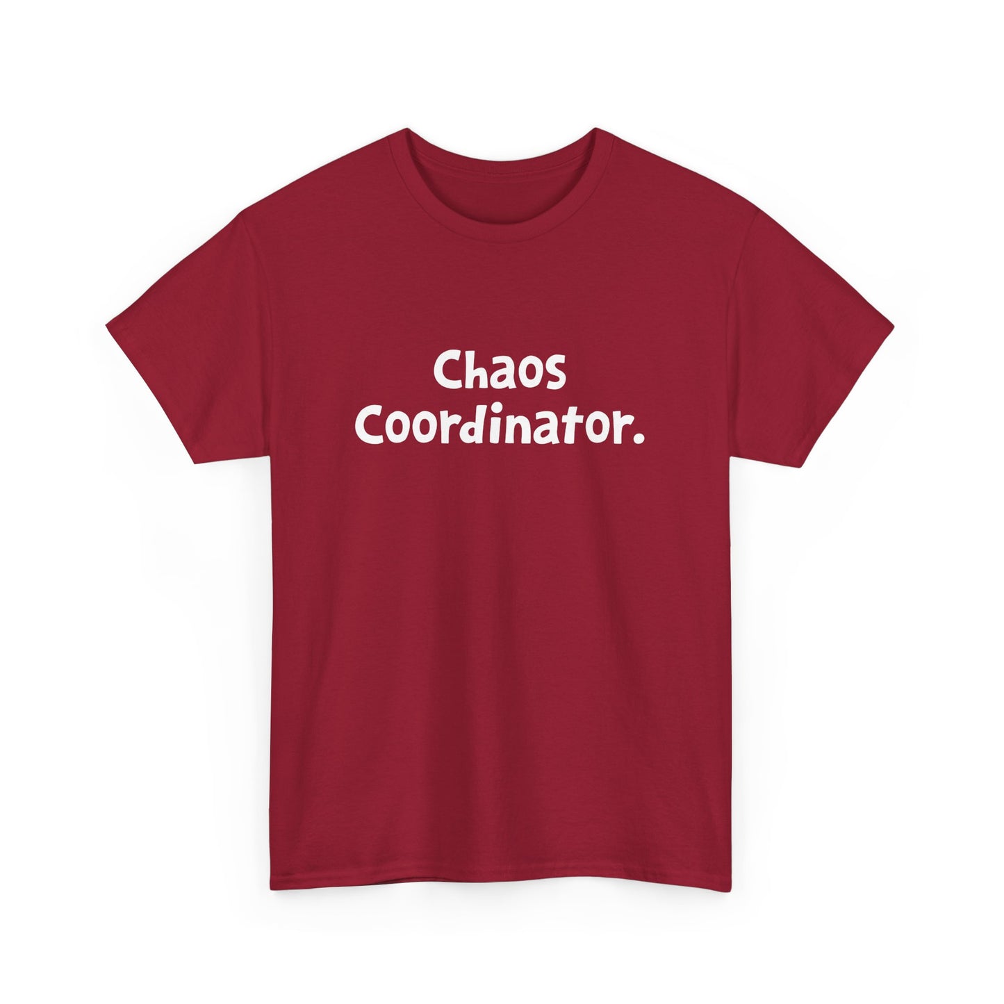 Chaos Coordinator Funny Sarcastic Mom Dad Preschool Teacher Gift Unisex T-Shirt