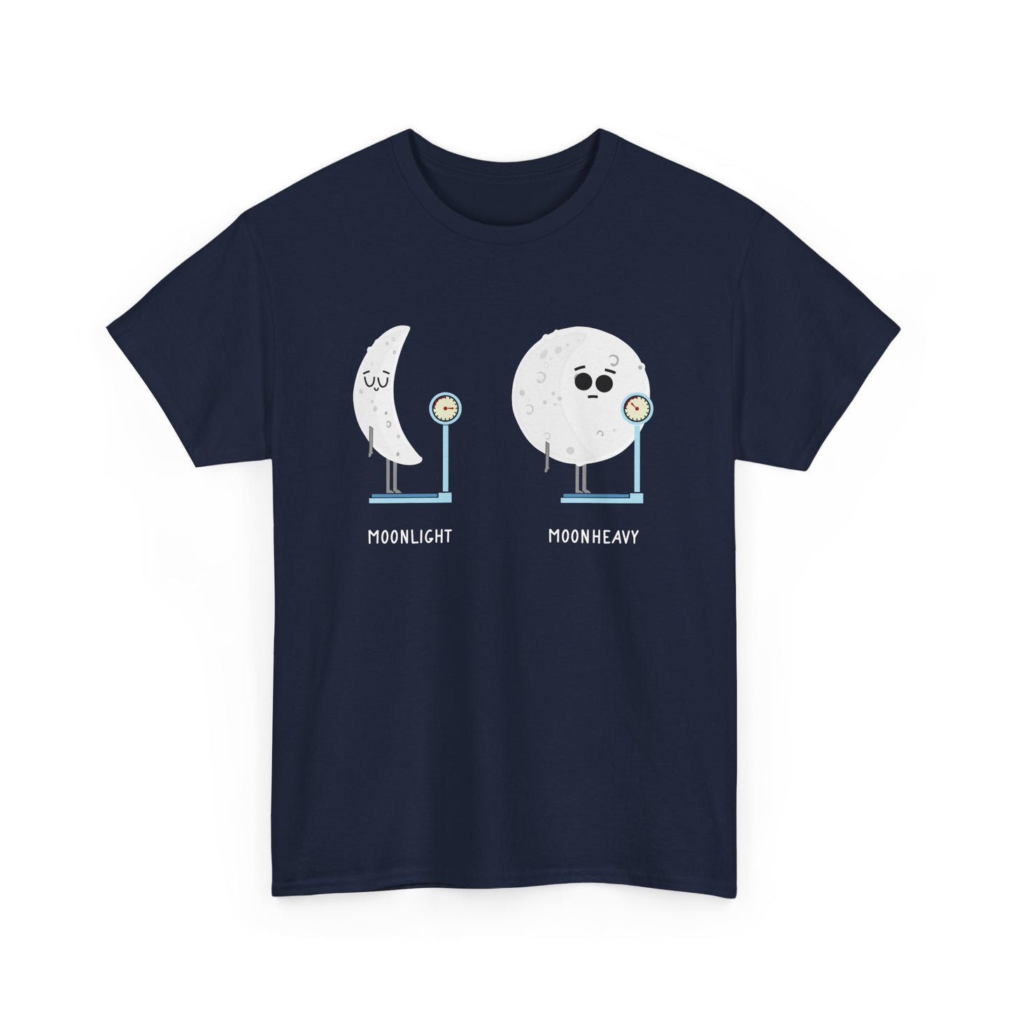Funny Moon Phases of Moon Lunar Phases Moon light Moon Heavy Gift Unisex T-Shirt