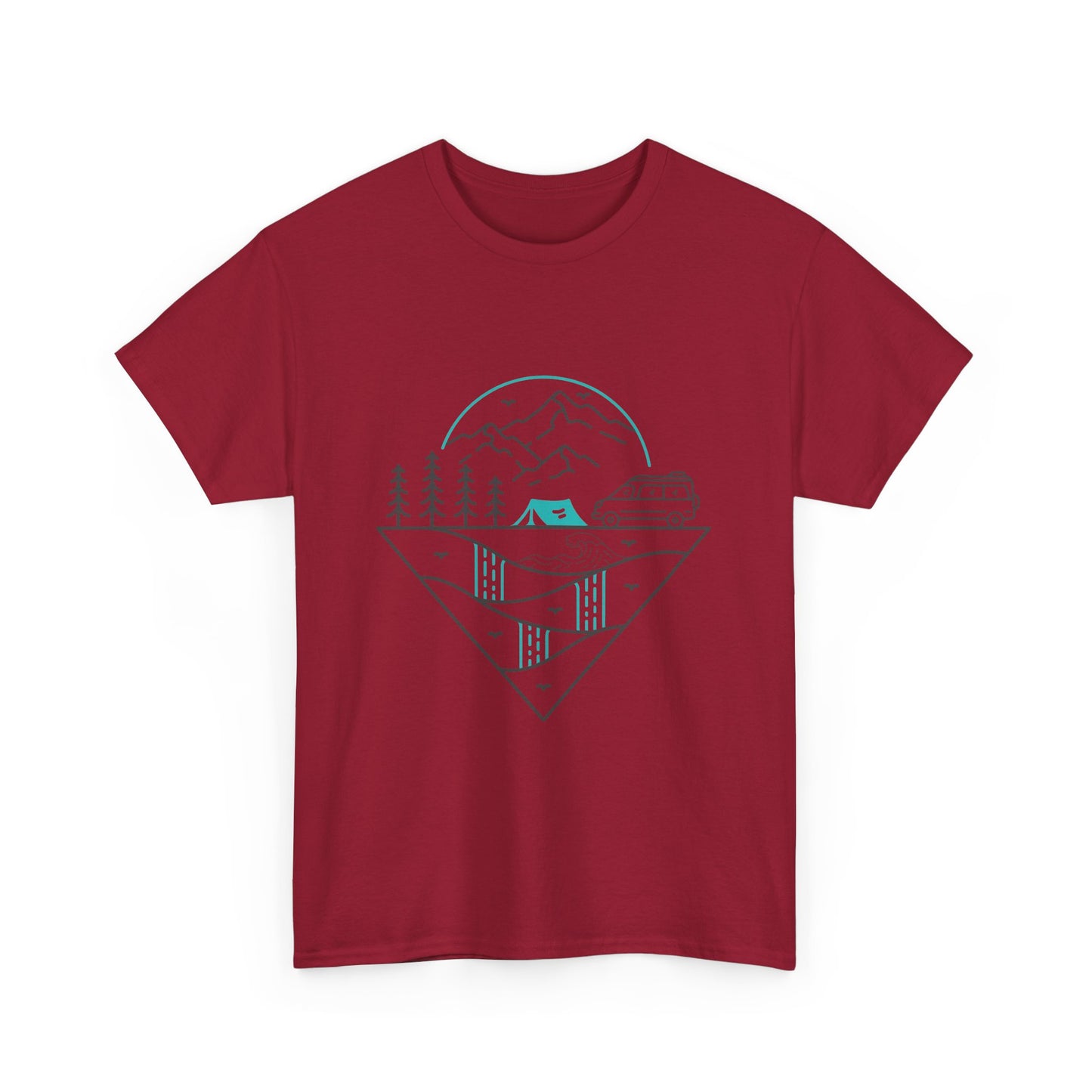 Camping Scouts Mountain Hiking Forest Campers Adventure Gift Unisex T-Shirt