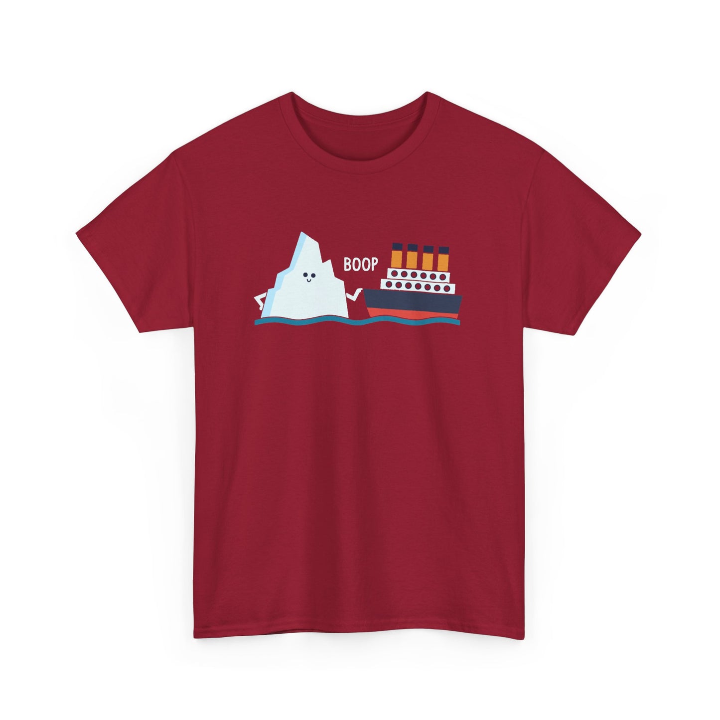 Titanic Funny Titanic and Iceberg Boop Parody for Boys Girls Gift Unisex T-Shirt