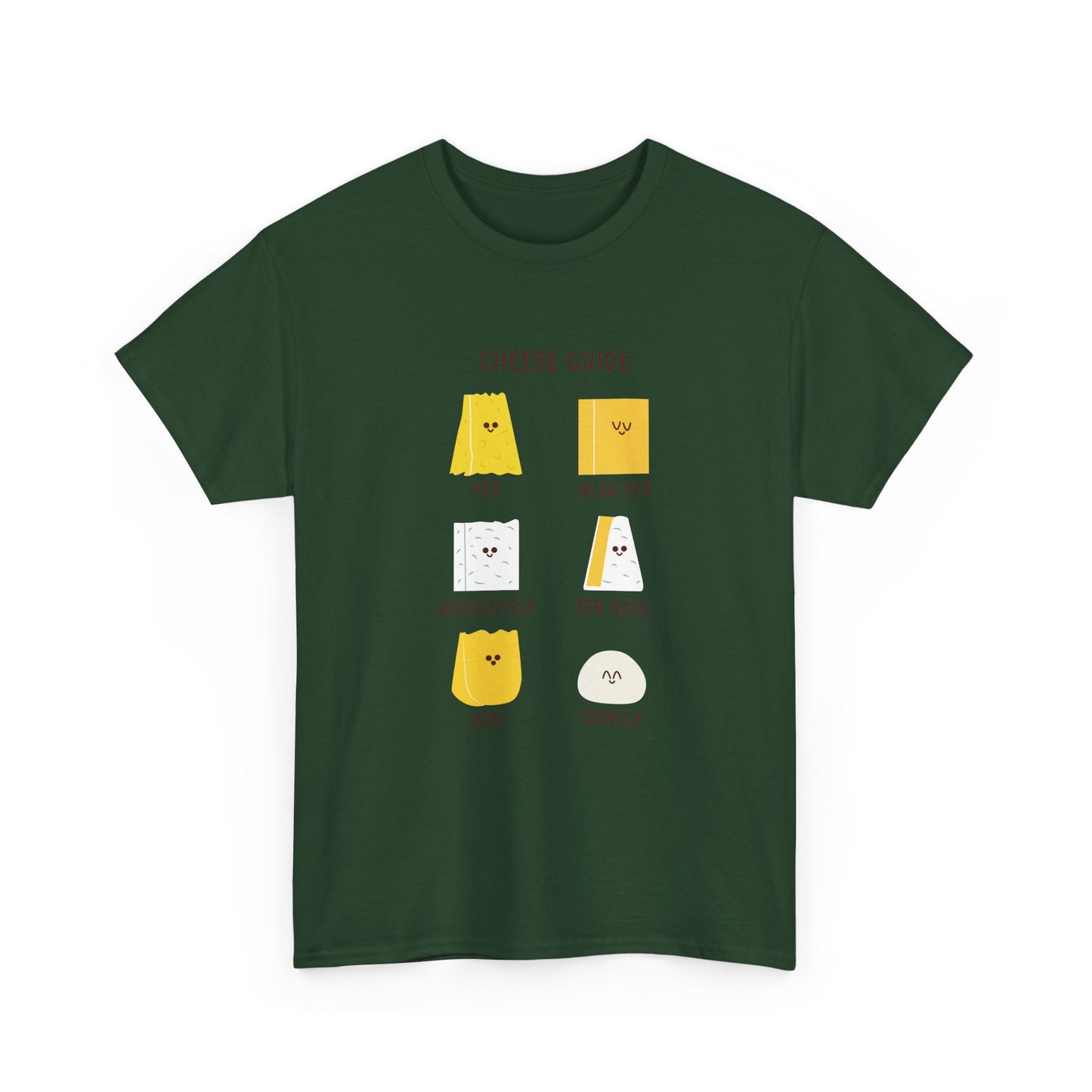 Cute Cheese Guide for People Who Love Cheeses Chef Cook Food Gift Unisex T-Shirt