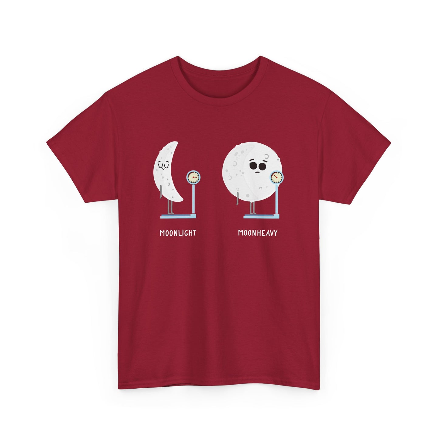 Funny Moon Phases of Moon Lunar Phases Moon light Moon Heavy Gift Unisex T-Shirt