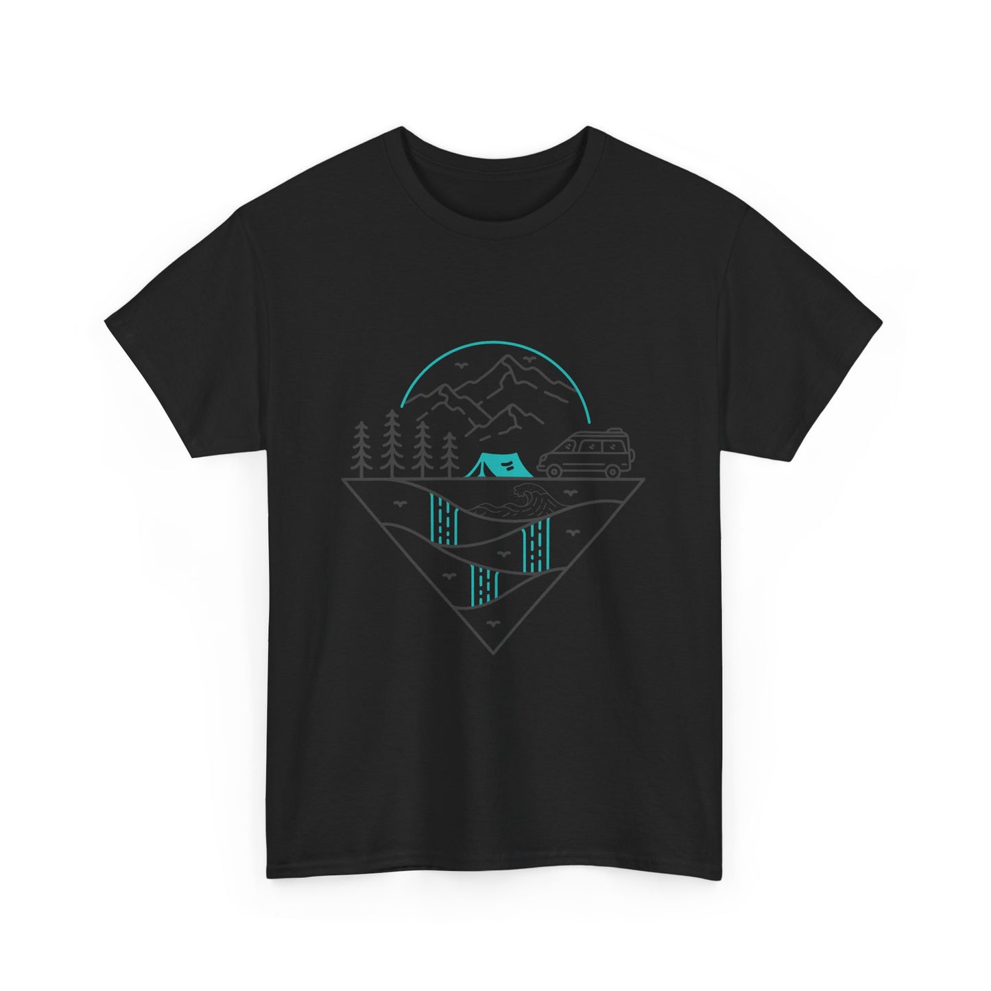 Camping Scouts Mountain Hiking Forest Campers Adventure Gift Unisex T-Shirt