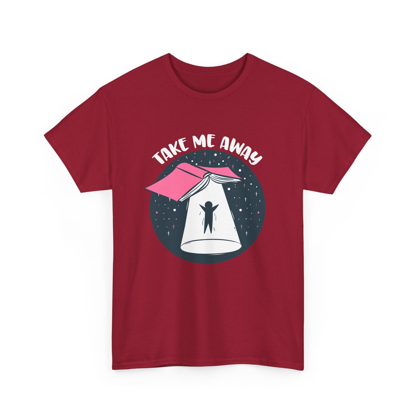 Funny Book UFO Take Me Away - Reader Bookaholic Love Books Gift Unisex T-Shirt