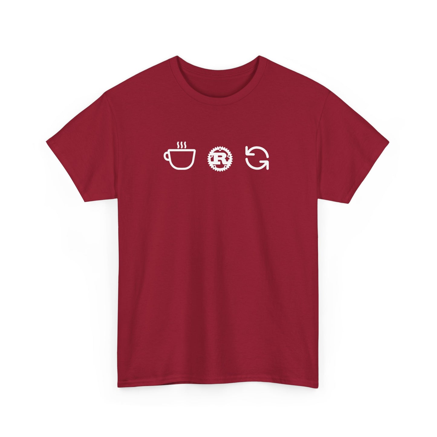 Rust Programming Logo Distressed Vintage Letter R Gift Unisex T-Shirt