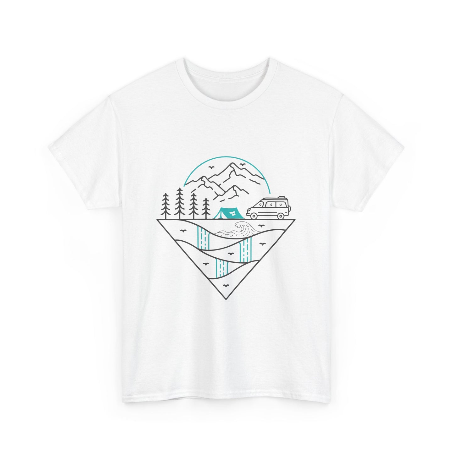 Camping Scouts Mountain Hiking Forest Campers Adventure Gift Unisex T-Shirt