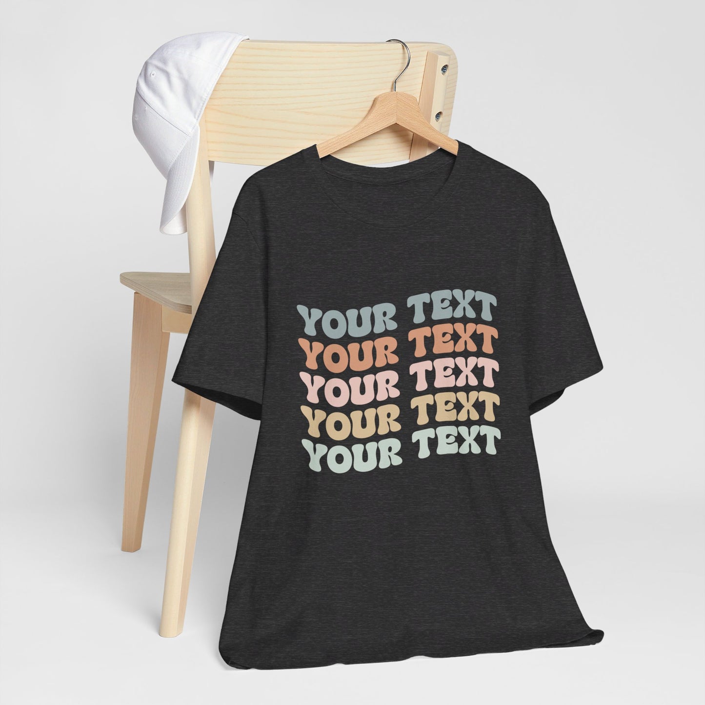 Retro Custom Text Your and Personalized Text Unisex T-Shirt
