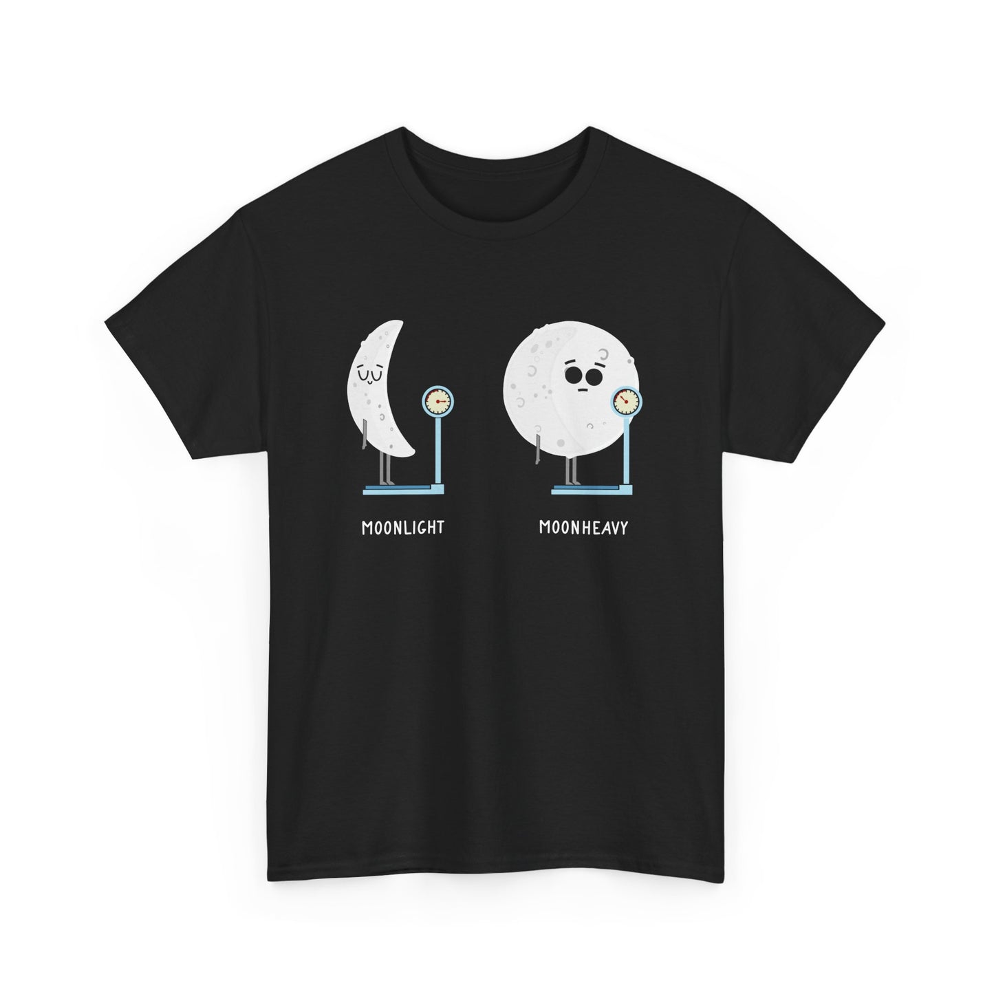Funny Moon Phases of Moon Lunar Phases Moon light Moon Heavy Gift Unisex T-Shirt
