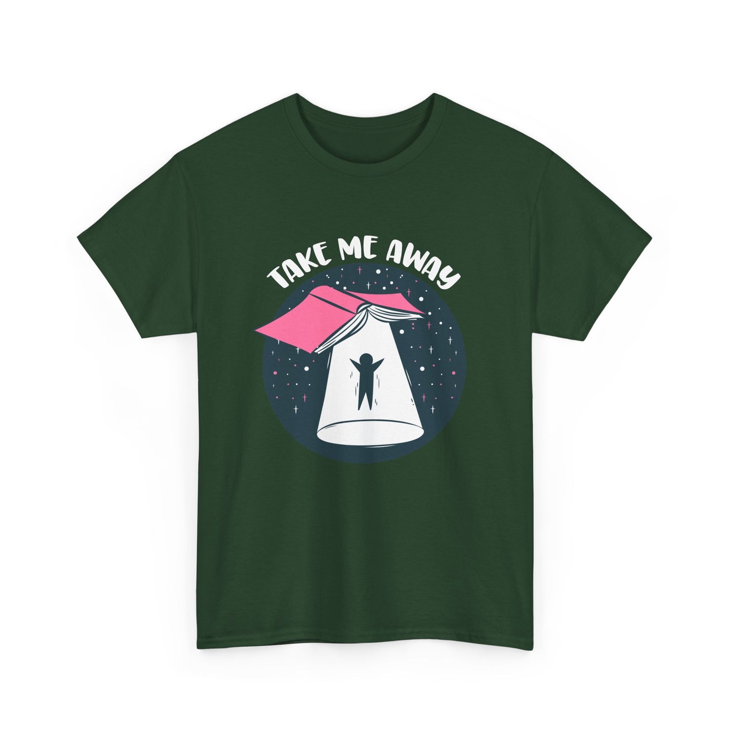 Funny Book UFO Take Me Away - Reader Bookaholic Love Books Gift Unisex T-Shirt