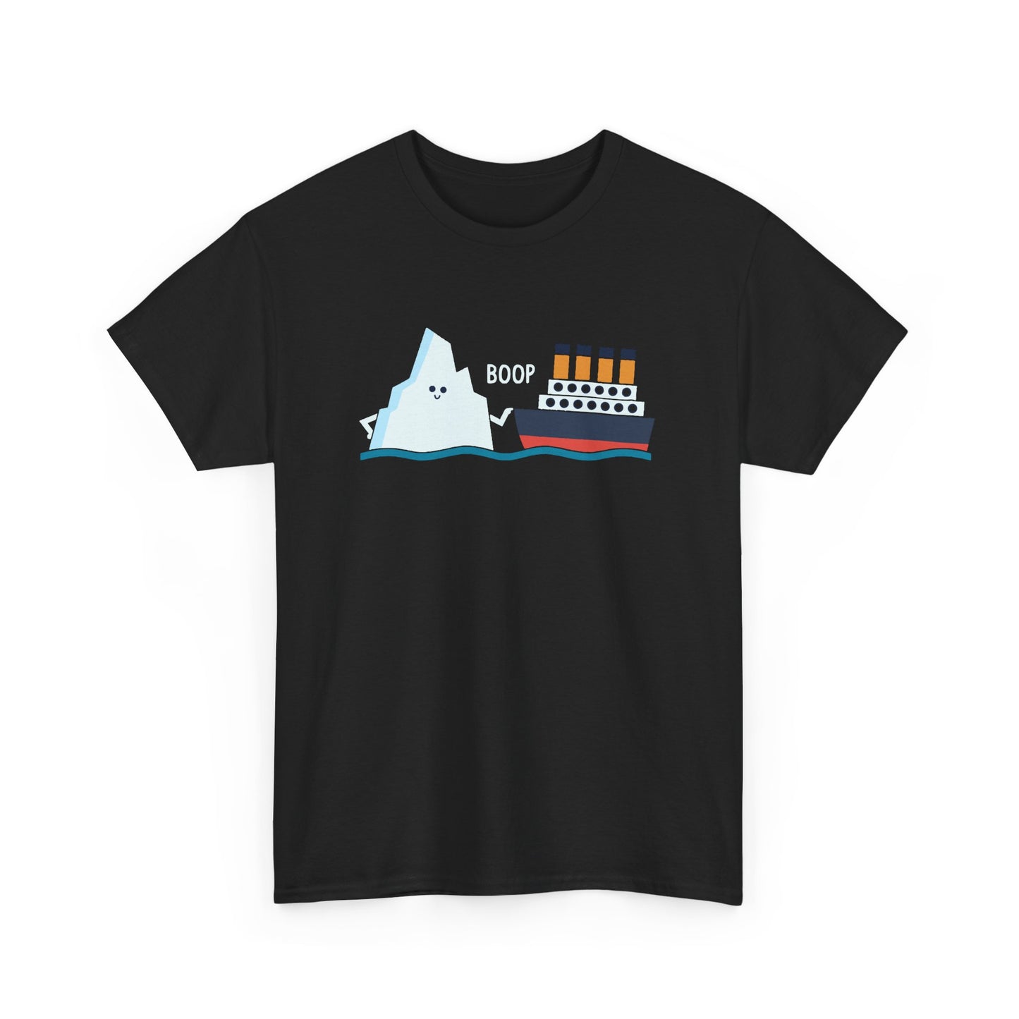 Titanic Funny Titanic and Iceberg Boop Parody for Boys Girls Gift Unisex T-Shirt