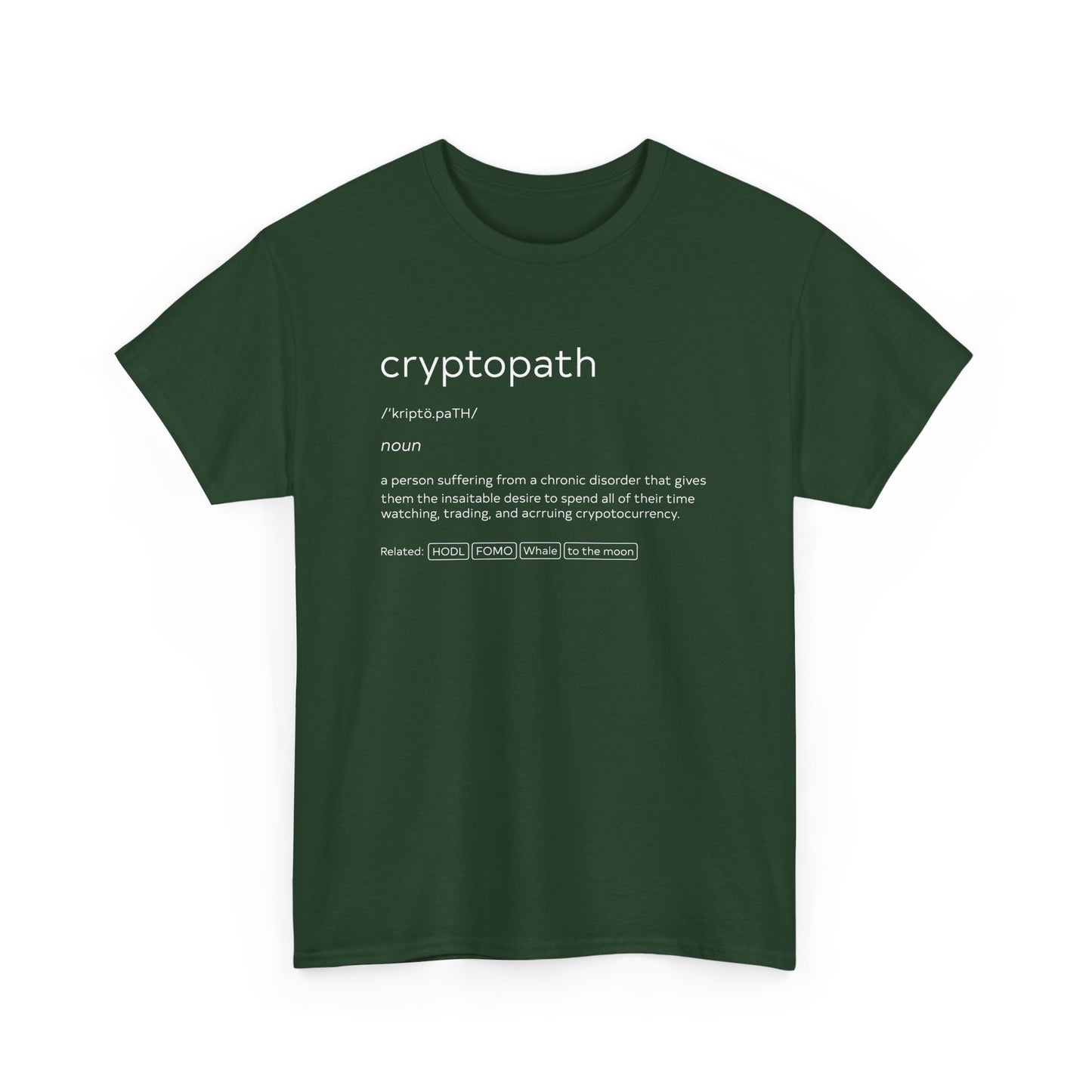 Cryptopath Definition Bitcoin Hodl Bitcoin Crypto Trader Gift Unisex T-Shirt