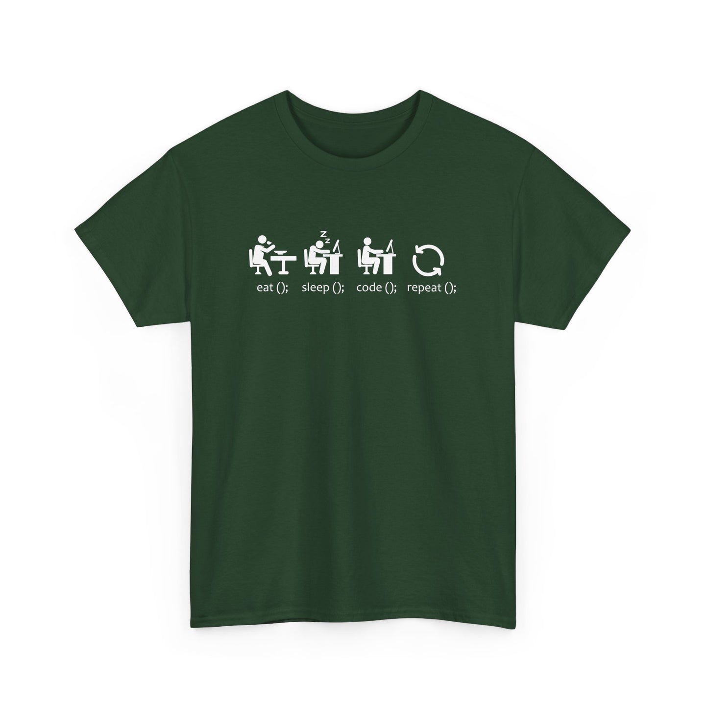 Eat Sleep Code Repeat - Funny Software Engineer Coding Gift Unisex T-Shirt