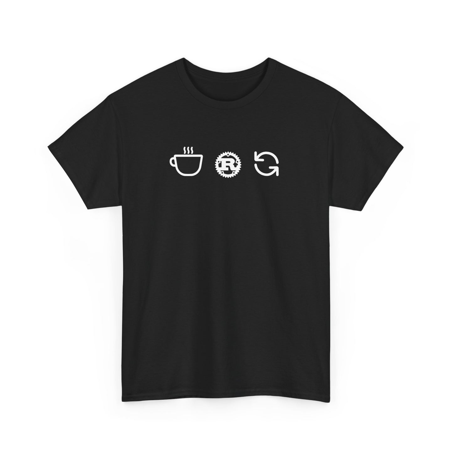 Rust Programming Logo Distressed Vintage Letter R Gift Unisex T-Shirt