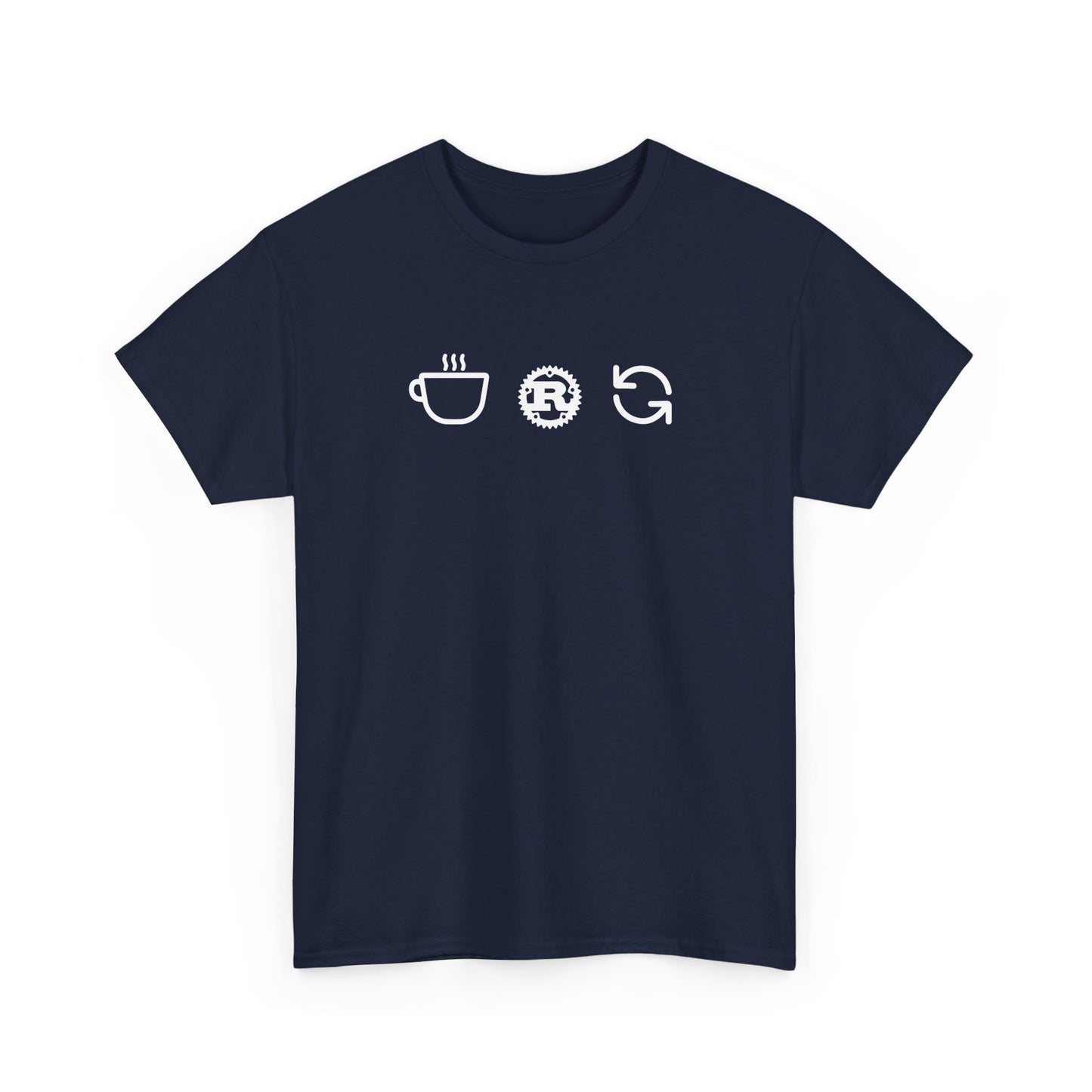 Rust Programming Logo Distressed Vintage Letter R Gift Unisex T-Shirt