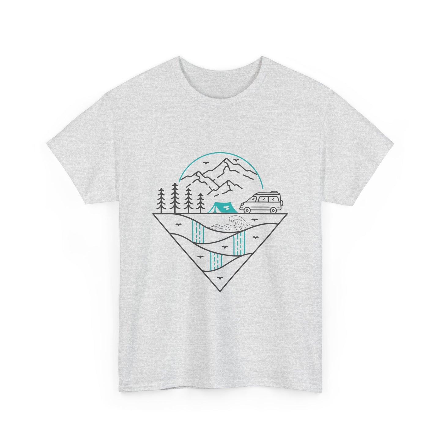 Camping Scouts Mountain Hiking Forest Campers Adventure Gift Unisex T-Shirt