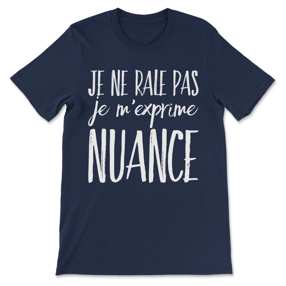 Funny French Nuance Shirt 2 Gift Tee - Unisex T-Shirt - Navy