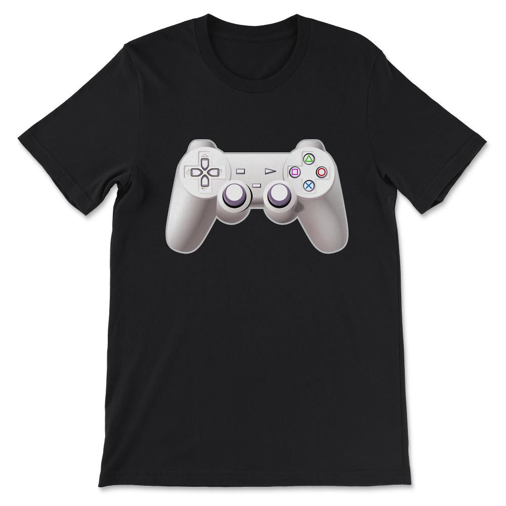 Done - Play Station Game Controller Gamer Retro Video Console Nerd - Black