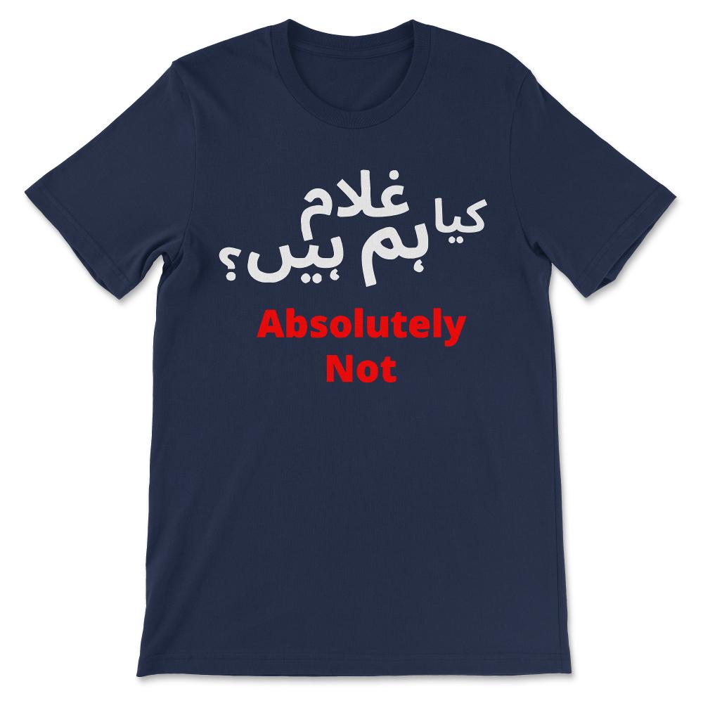 Pakistan Tehreek-e-Insaf Tabdeeli Imran Khan Naya Pakistan Gift Tee - - Navy