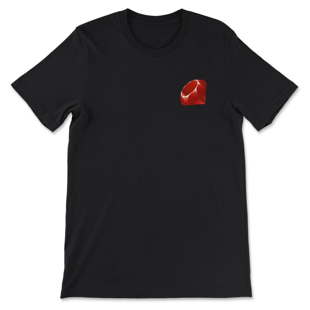 red dimond pocket Gift Tee - Unisex T-Shirt - Black