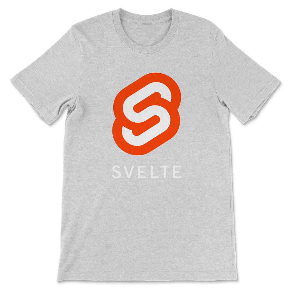 Svelete Logo Design For Programmers Who Like Svelete Gift Tee - - Ash
