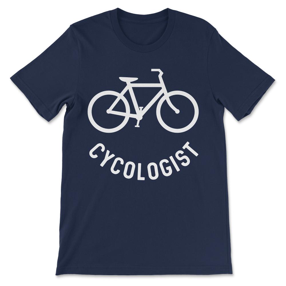 Cycologist - Funny MTB Cycling Biking Biker Cyclist Gift Gift Tee - - Navy