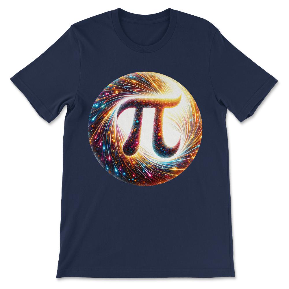 Pi Day - Nerd Geek - Love Math Pi Symbol - Kids Men Women Gift Tee - - Navy