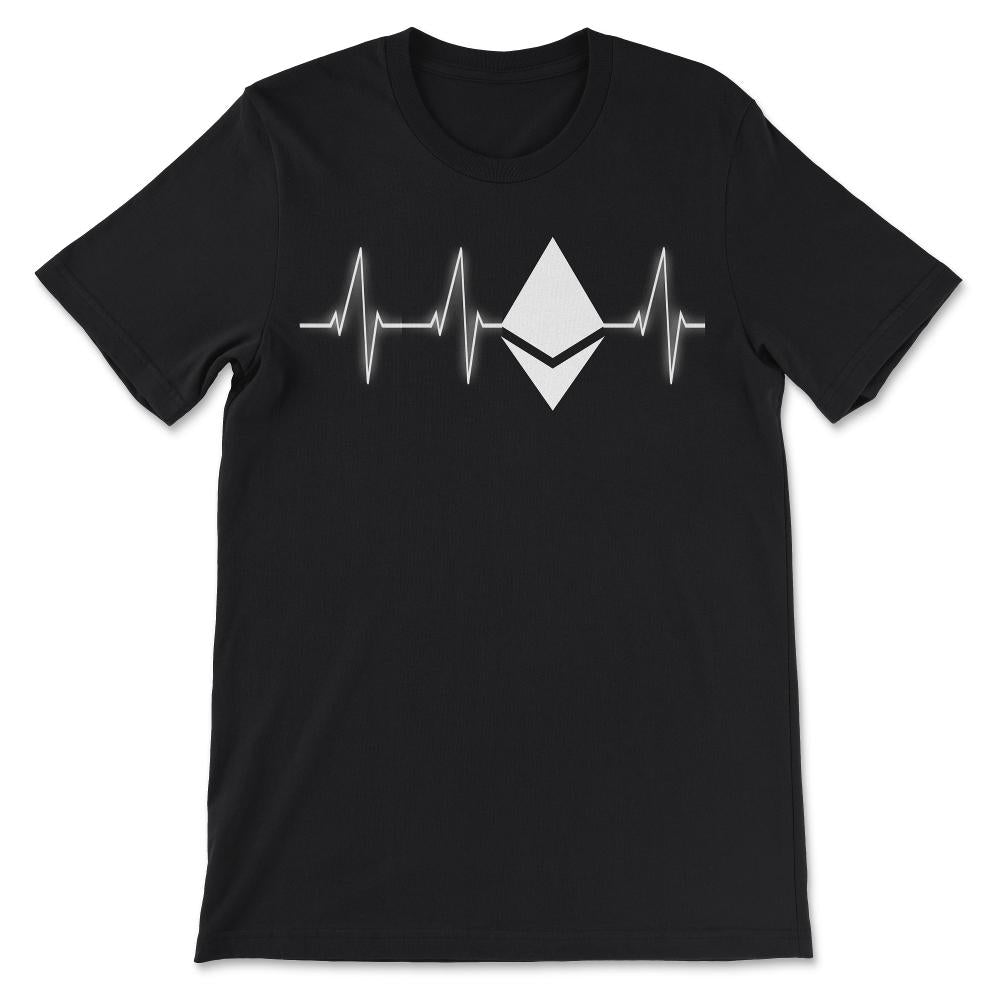 Ethereum Logo ETH Coin Crypto Bitcoin Trader Miner Gift Gift Tee - - Black